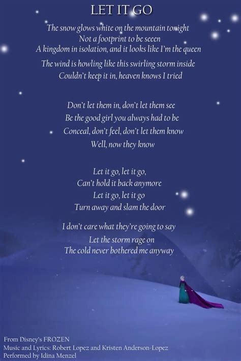 let it go lyrics lyrics|let it go lyrics pdf.